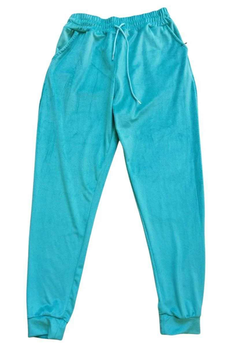Parlak Kadife Cepli Pantolon Eşofman Pijama Altı Unisex Lastikli Paça Yeşil Fiyatı, Yorumları ve Özellikleri