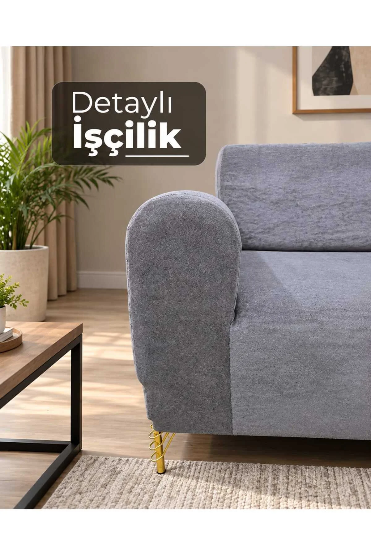PARLAK KADİFE KOLTUK-KANEPE KILIFI 3LÜ KOMPLE GİYDİRME KALIN VE DAYANIKLIDIR - Görsel 2