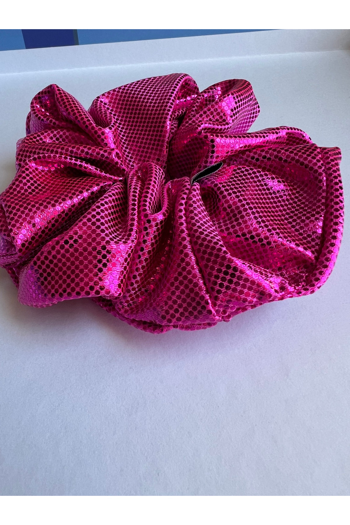 Parlak Scrunchie Toka Simit Saç Toka