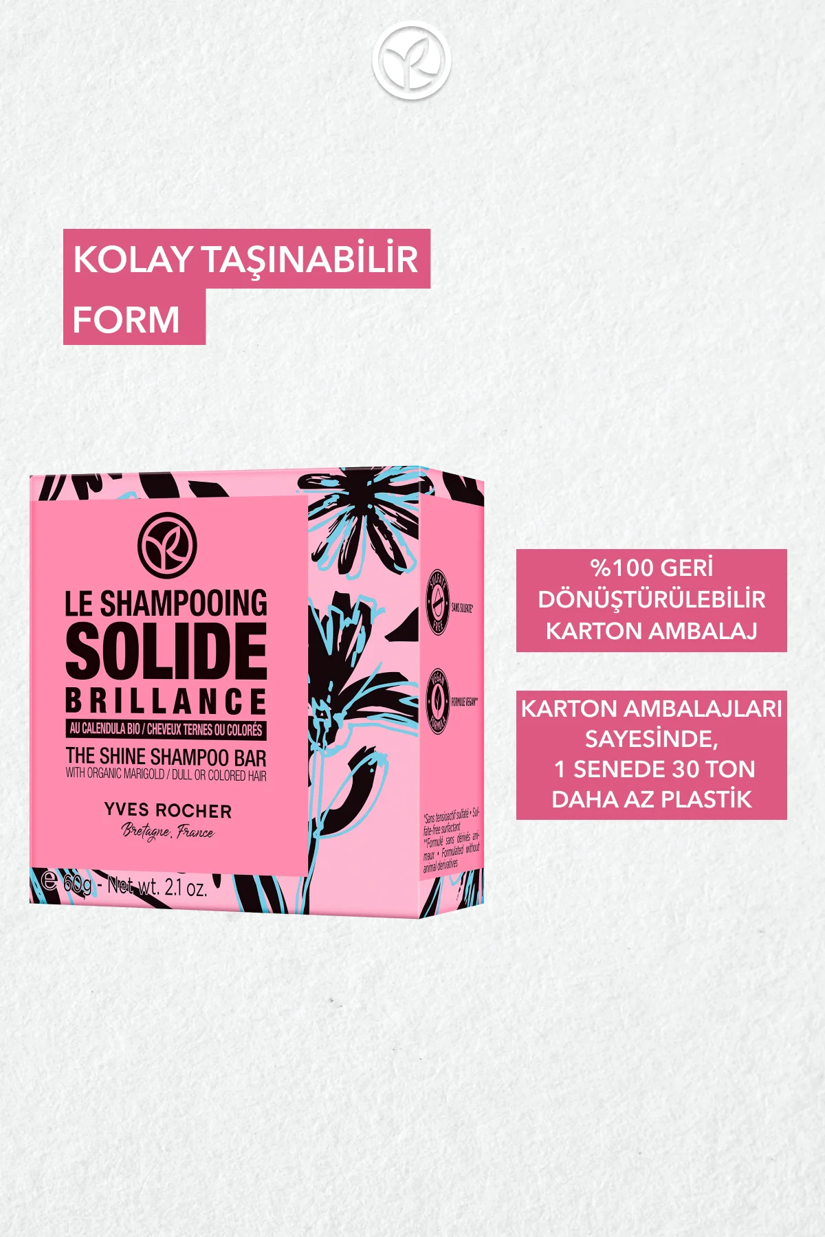 Parlaklık Veren Katı Şampuan - Cansız Saçlar / Brillance - SLS,SL