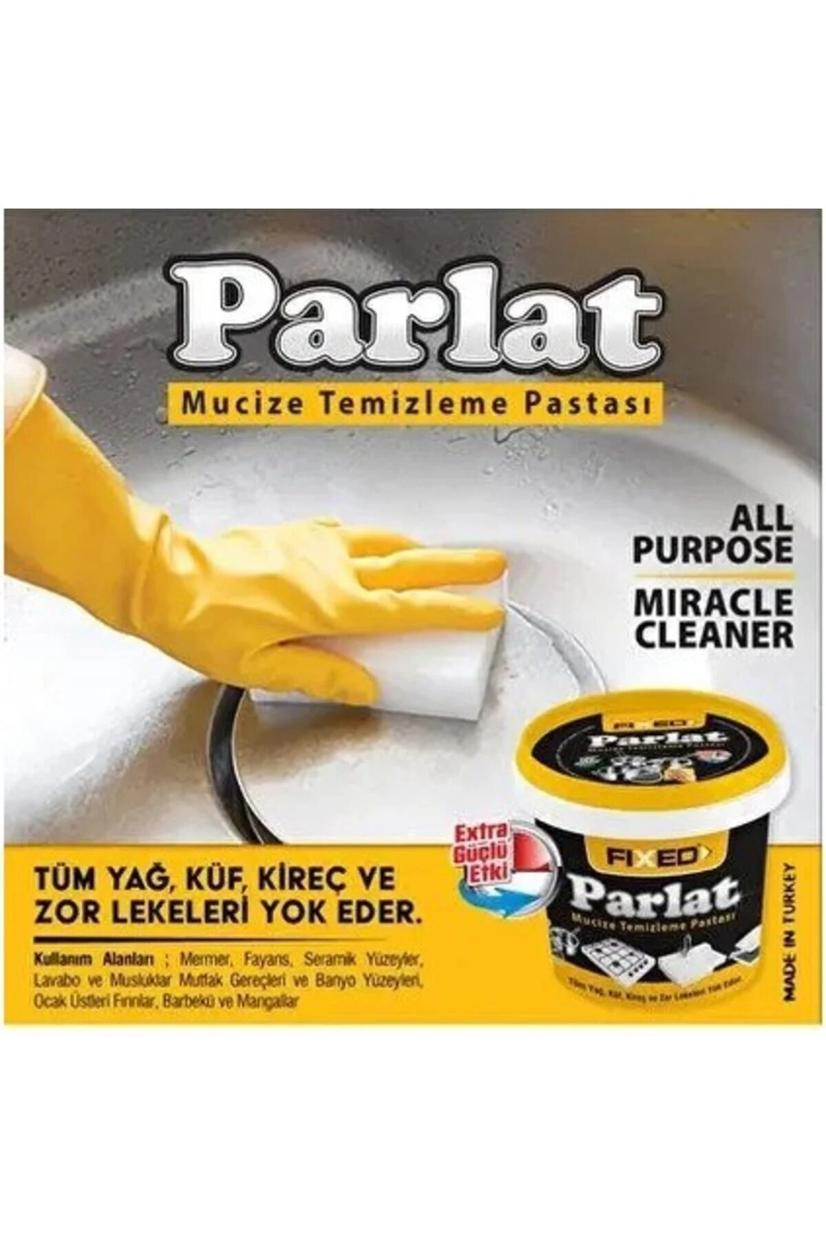 Parlat Mucize Temizleme Pastası (500 Gr) Fıxed SGS-F2500 Fiyatı, Yorumları ve Özellikleri