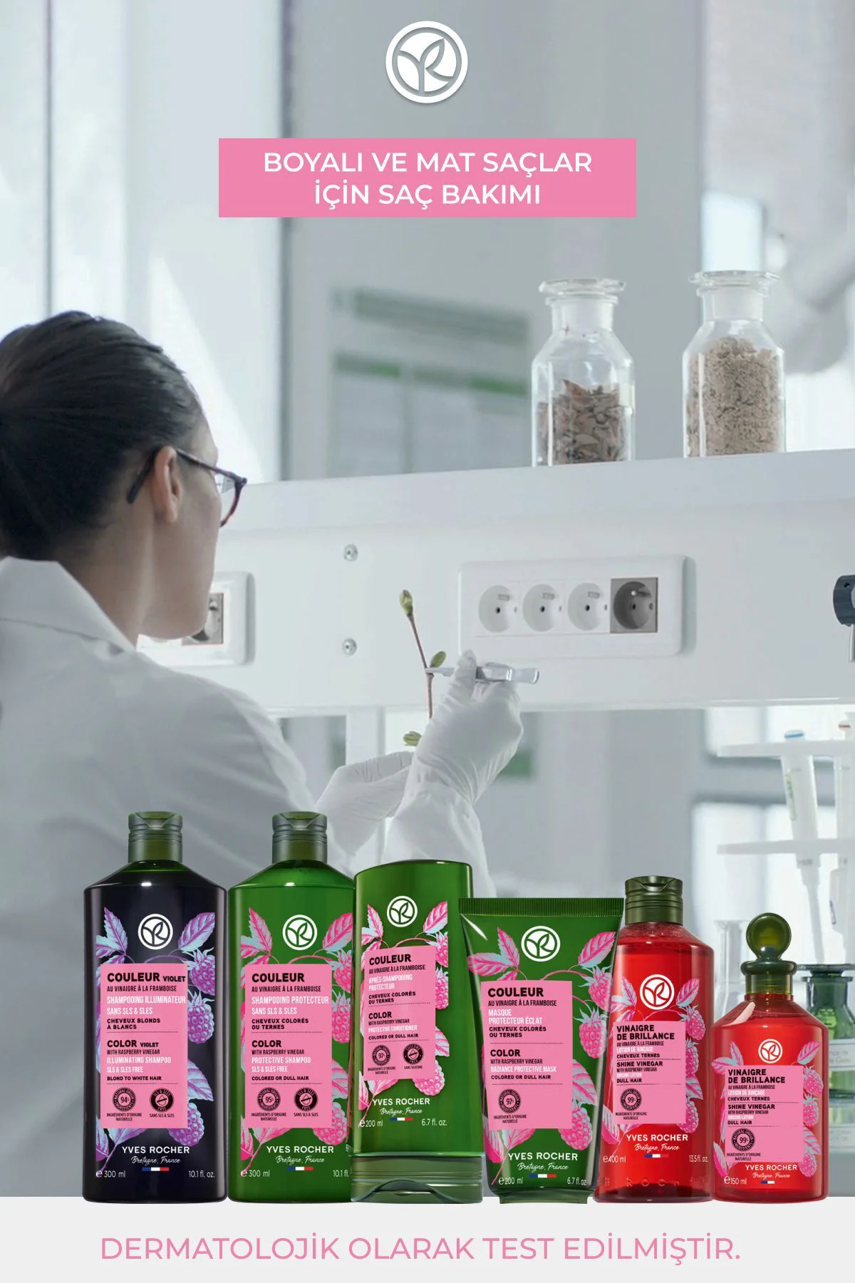 Parlatıcı Frambuaz Saç Sirkesi / Toniği - Normal Saçlar / Brillan