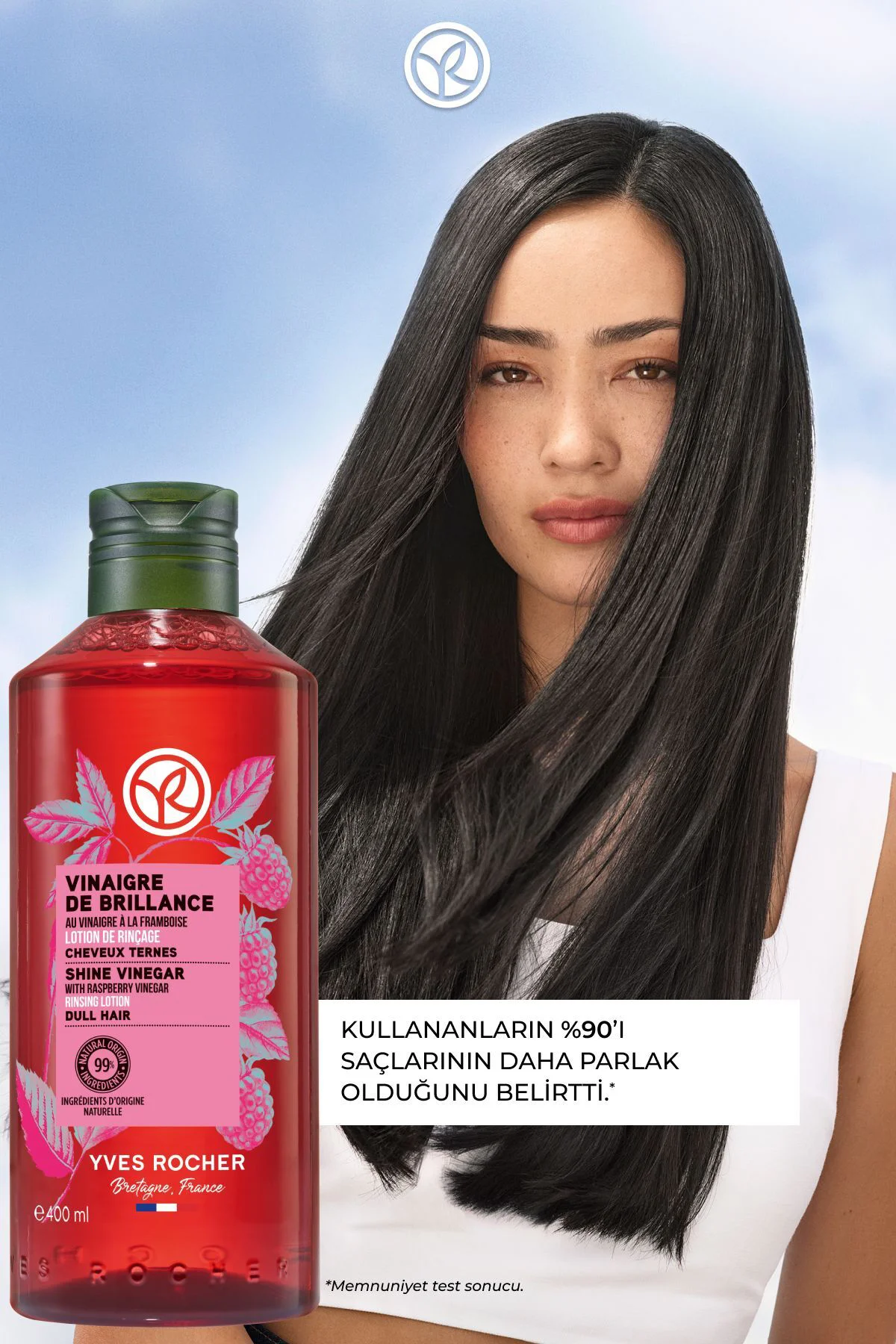 Parlatıcı Frambuaz Saç Sirkesi / Toniği - Normal Saçlar / Brillan