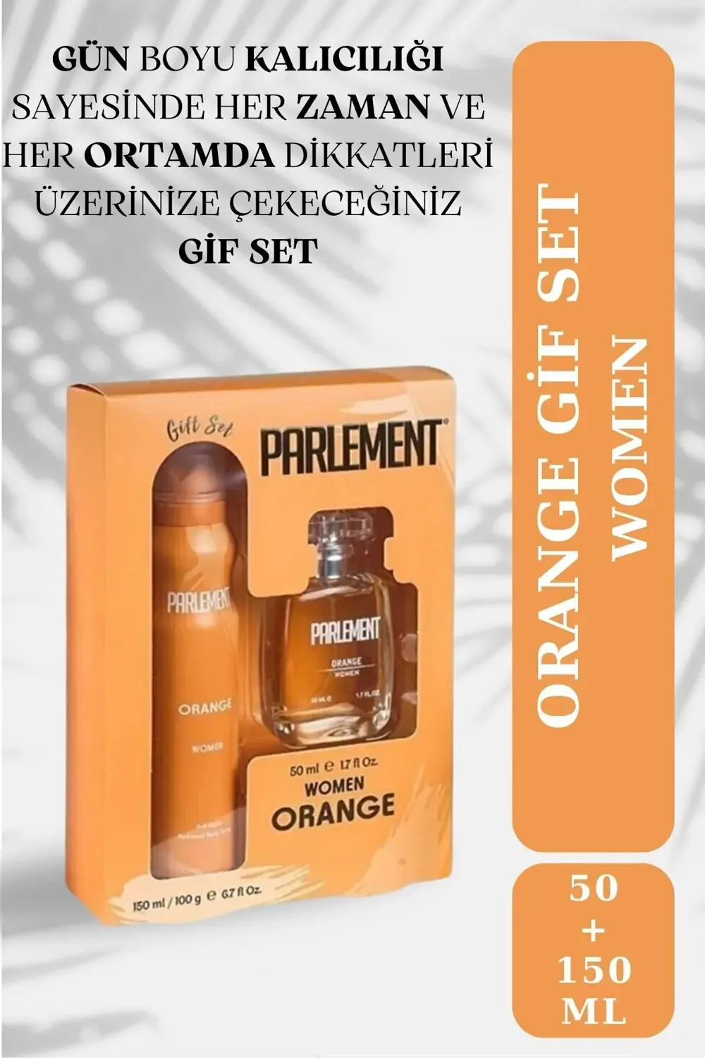 Parlement Orange Hediyeli Gift Set