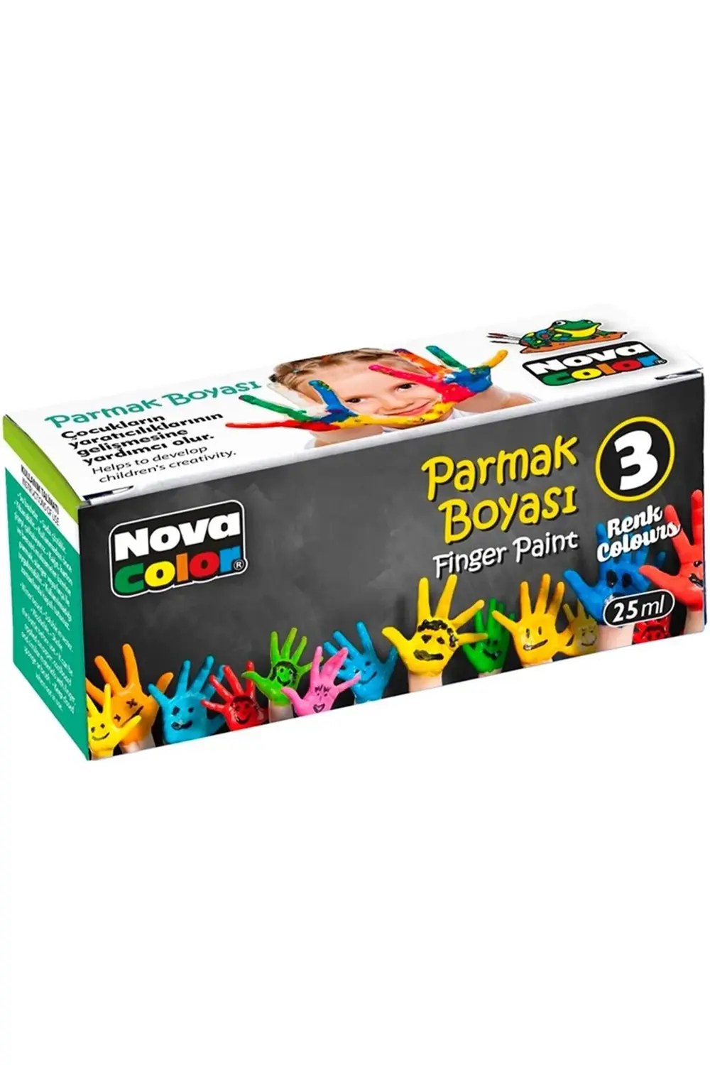 Parmak Boyası 3 Renk Nc-137 Kategori: Akrilik Boya