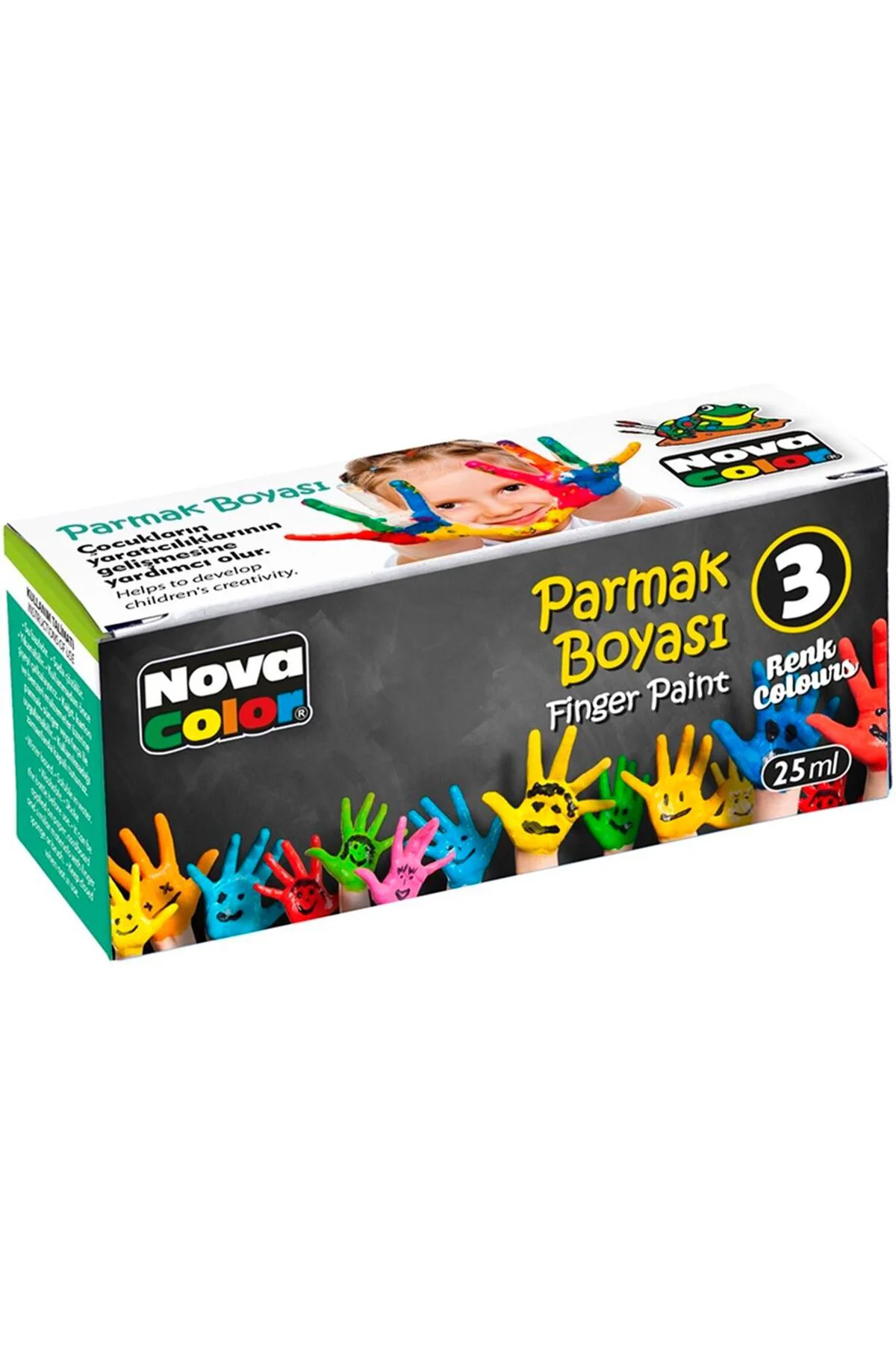 Parmak Boyası 3 Renk Nc-137 Kategori: Akrilik Boya