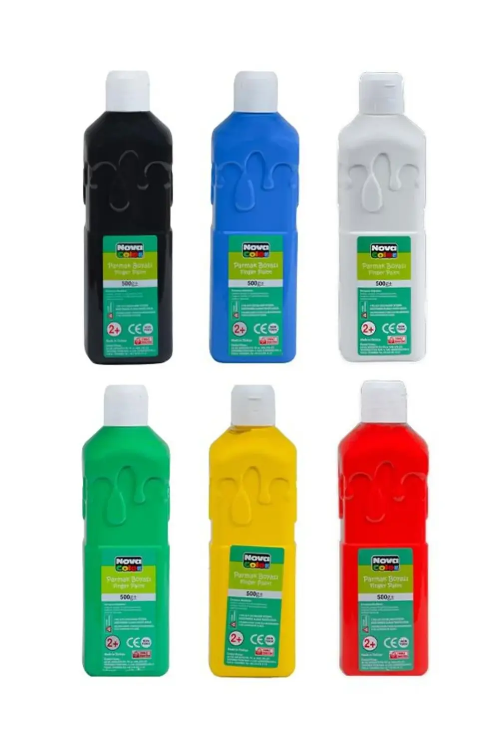 Parmak Boyası 500 Gr 6 renk NC784