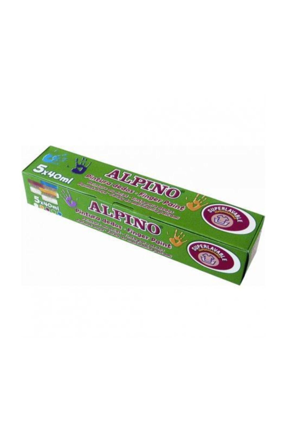 Alpino Çocuk Parmak Boyası 5 Renk 40Ml