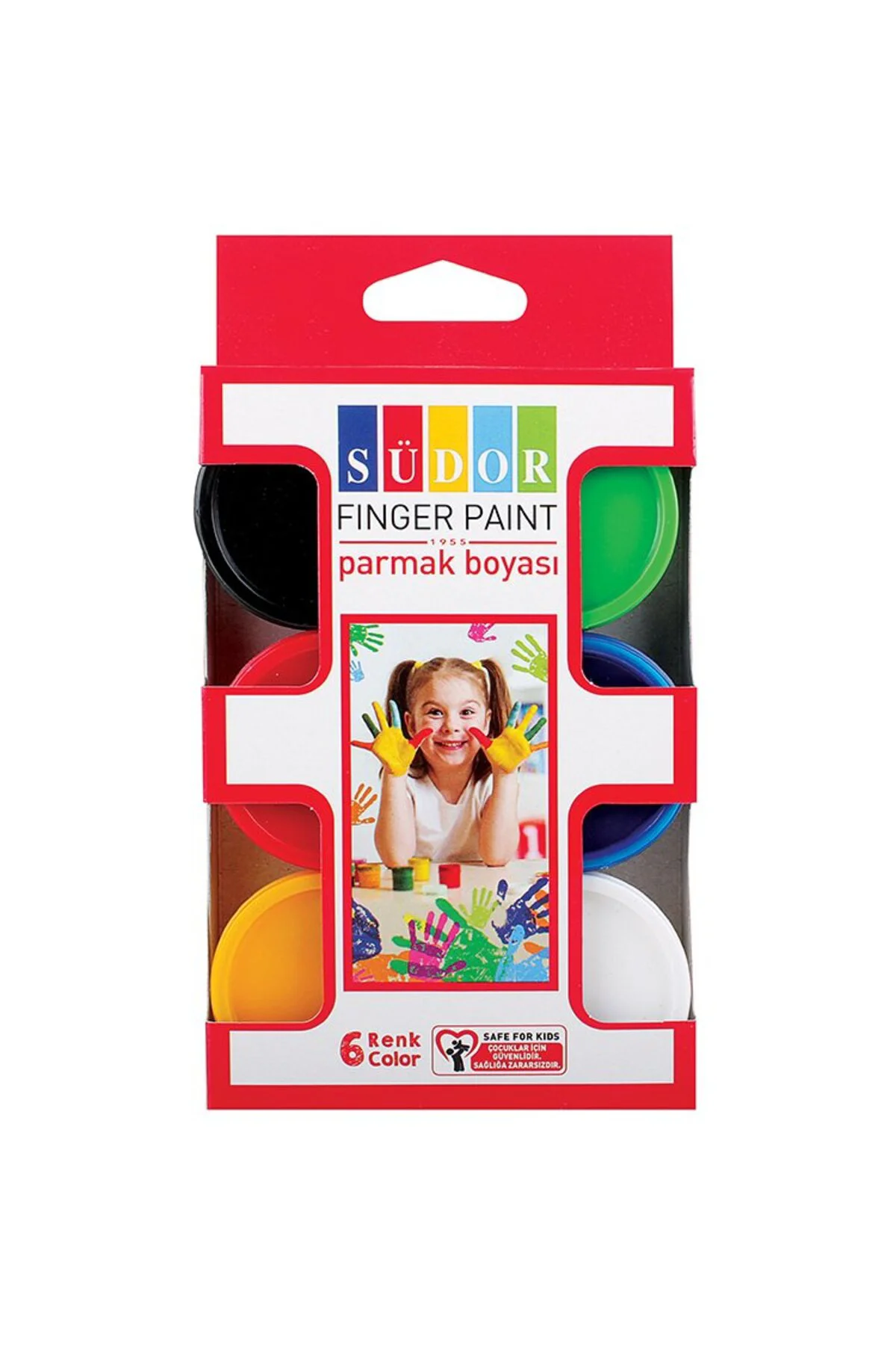 Parmak Boyası 6 Renk 30 Ml Sd822