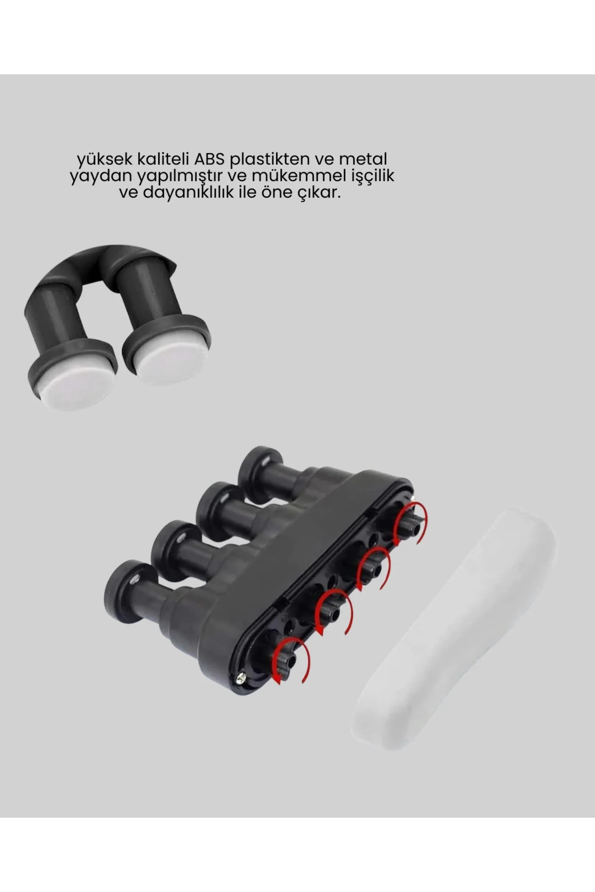 Parmak Güçlendirme Egzersiz Aleti Ayarlanabilir Direnç