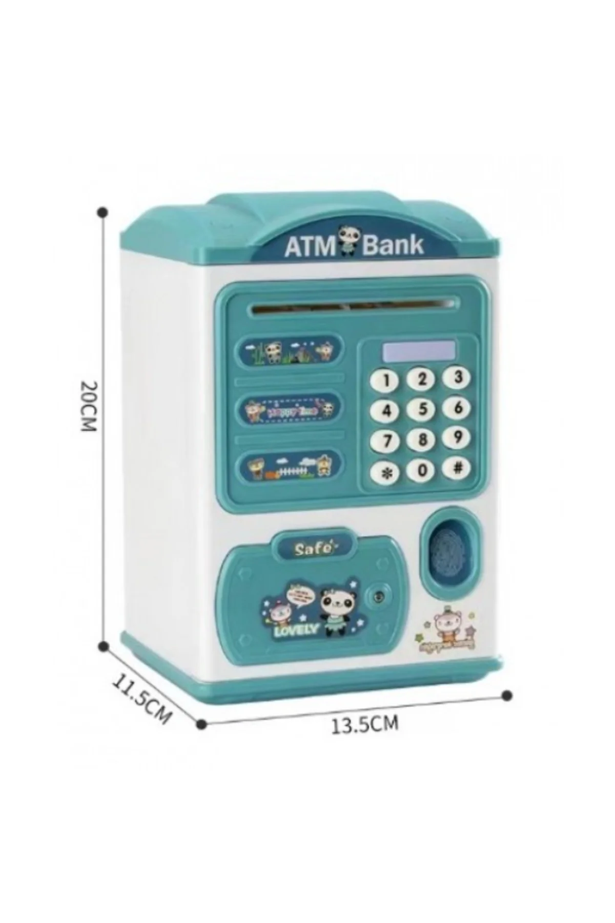 Parmak İzi ve Şifreli Elektronik ATM Kumbara
