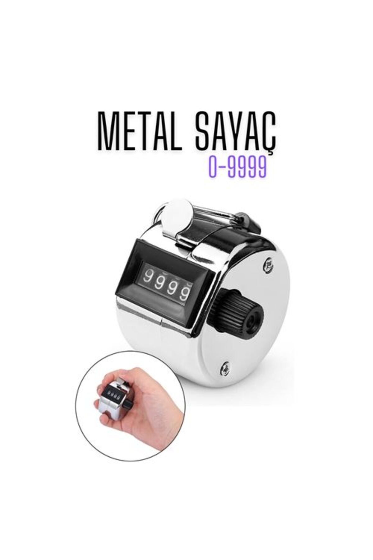 Modacar Parmak Sayaci Metal 0-9999
