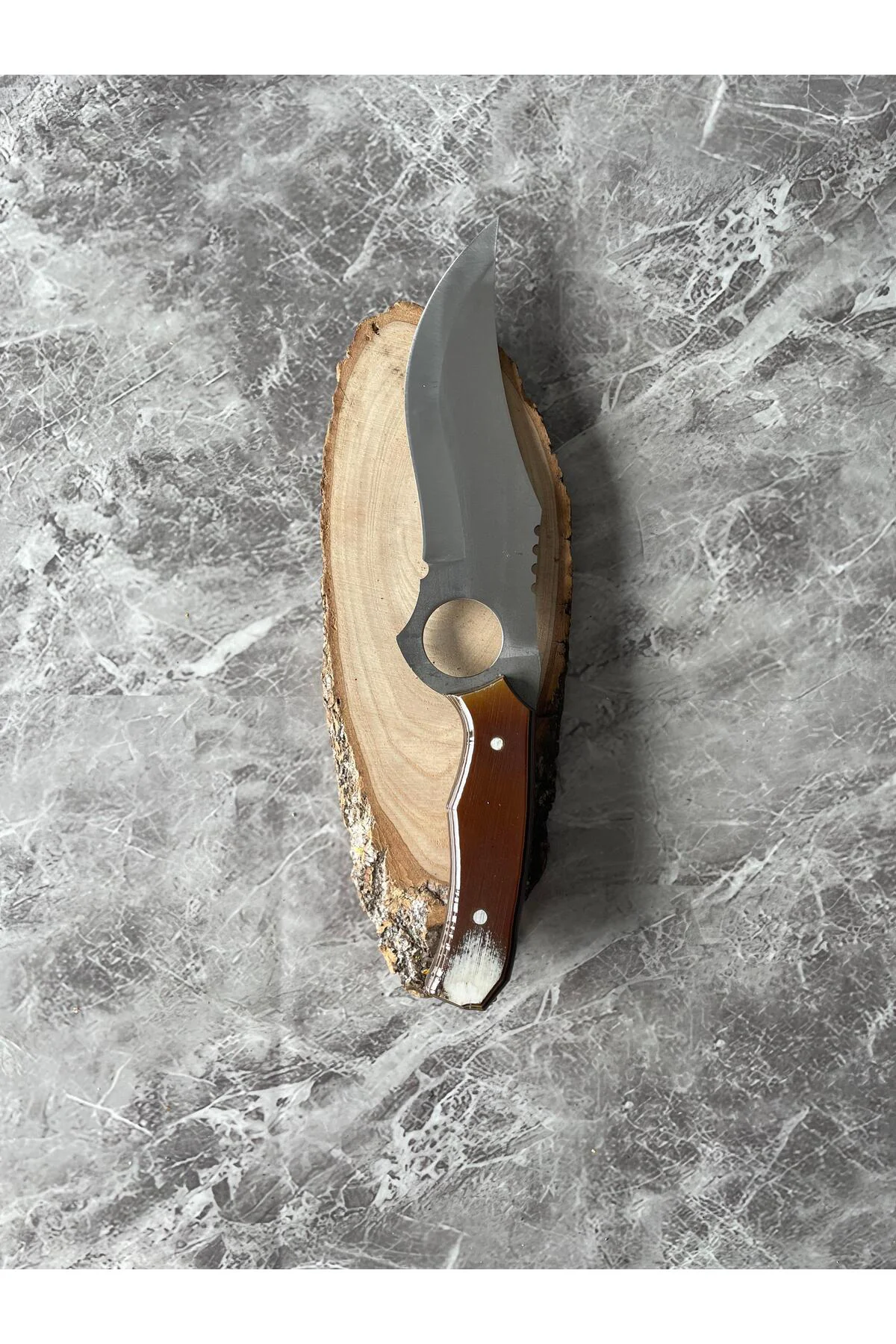 Parmak Takmalı  Verzalit Kabze Kamp Bıçağı – Kılıflı | Outdoor, H