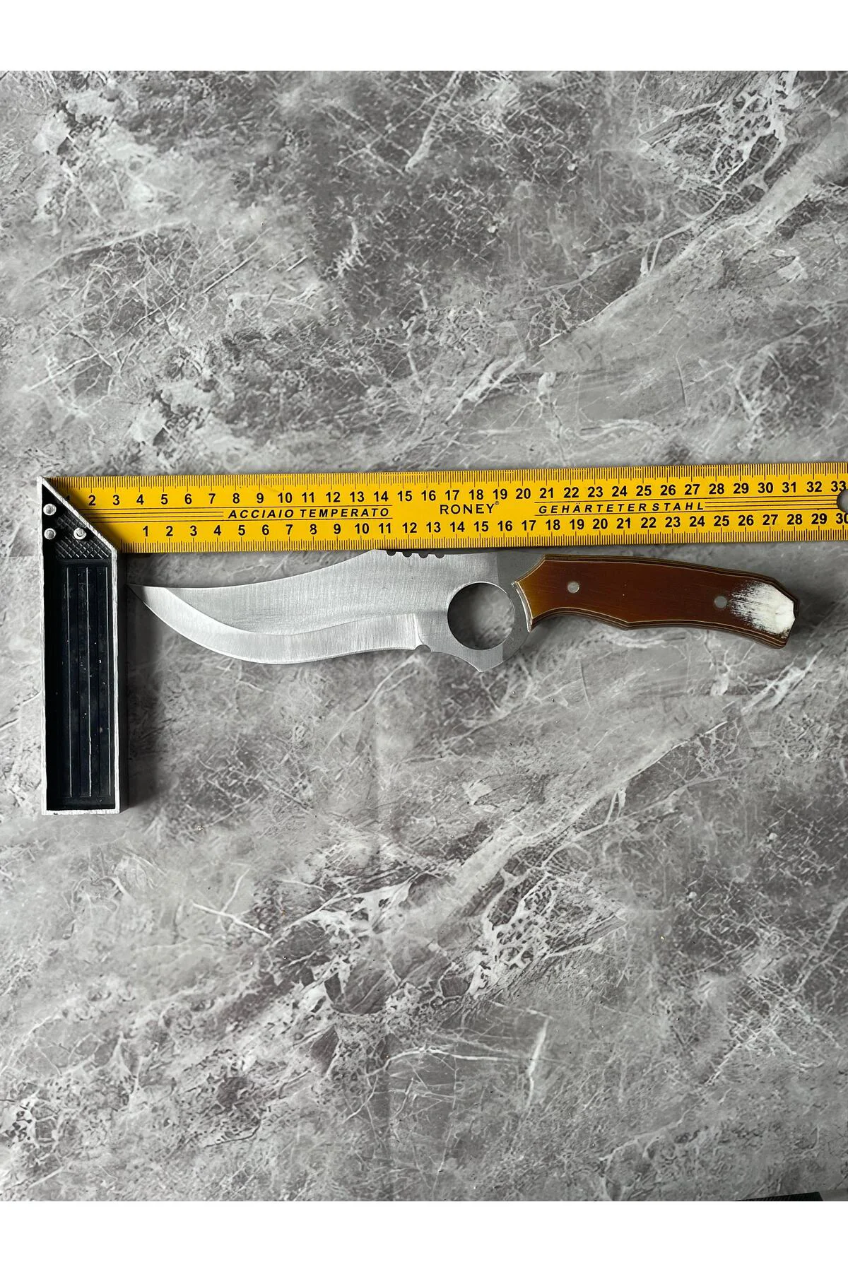 Parmak Takmalı  Verzalit Kabze Kamp Bıçağı – Kılıflı | Outdoor, H