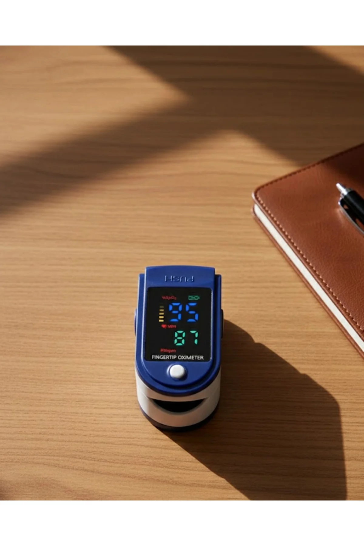 Parmak Tipi Pulse Oksimetre Hassas Ölçüm Taşınabilir Sağlık Cihaz