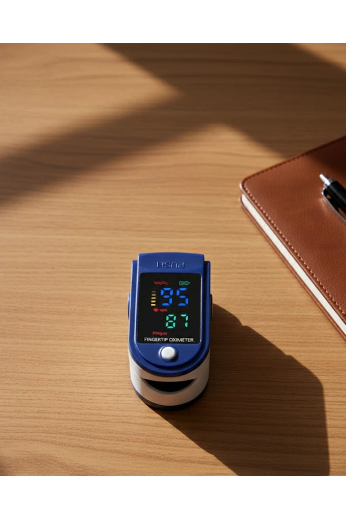 Parmak Tipi Pulse Oksimetre Hassas Ölçüm Taşınabilir Sağlık Cihazı