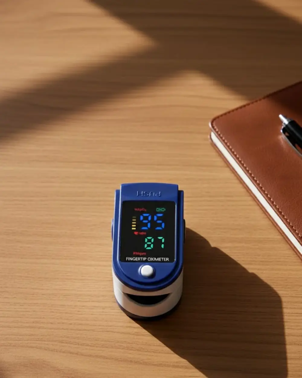 Parmak Tipi Pulse Oksimetre Hassas Ölçüm Taşınabilir Sağlık Cihaz