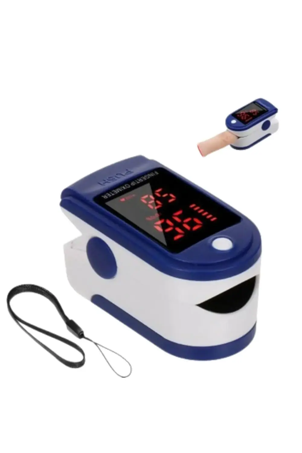 Parmak Tipi Pulse Oksimetre Hassas Ölçüm Taşınabilir Sağlık Cihaz