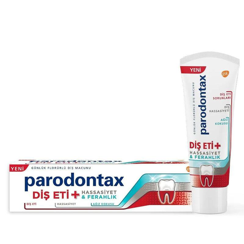 Parodontax Florürlü Diş Etleri+Ağız Kokusu ve Hassasiyet İçeren G Parodontax Florürlü Diş Etleri+Ağız Kokusu ve Hassasiyet İçeren G