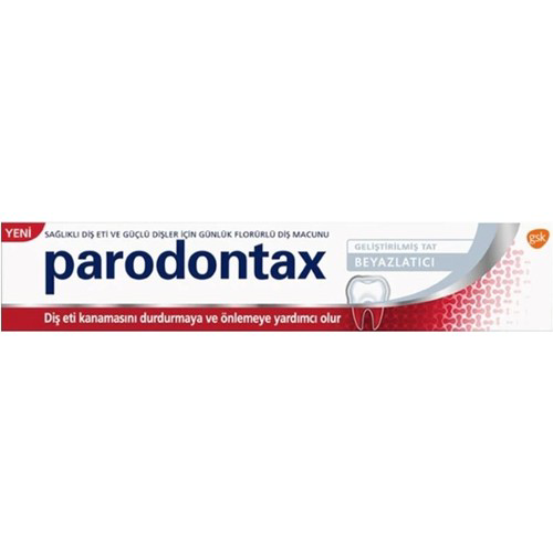 Parodontax Geliştirilmiş Tat Beyazlatıcı Diş Macunu 75 ml Parodontax Geliştirilmiş Tat Beyazlatıcı Diş Macunu 75 ml