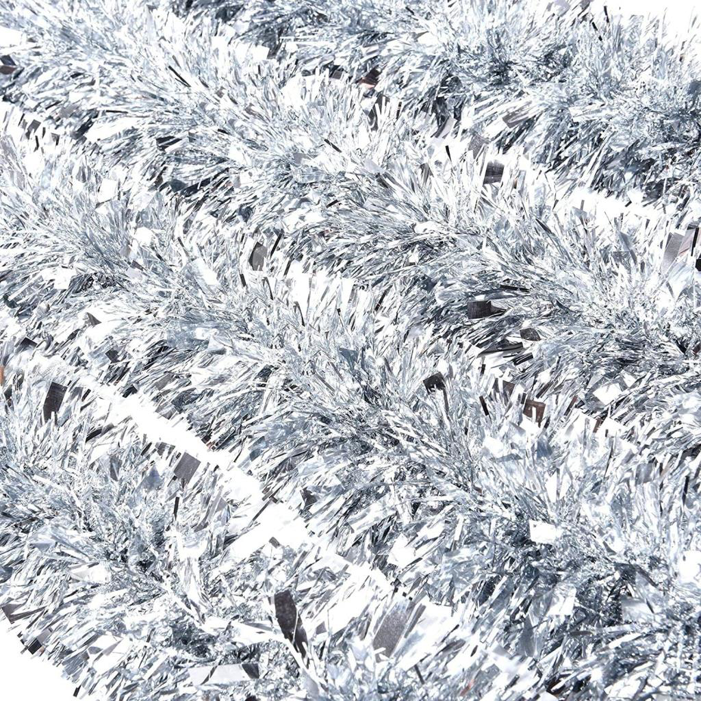 Parti İçin Sim Süs 2 Metre Uzunluk 6 cm Genişlik Gümüş Renk İthal Parti İçin Sim Süs 2 Metre Uzunluk 6 cm Genişlik Gümüş Renk İthal