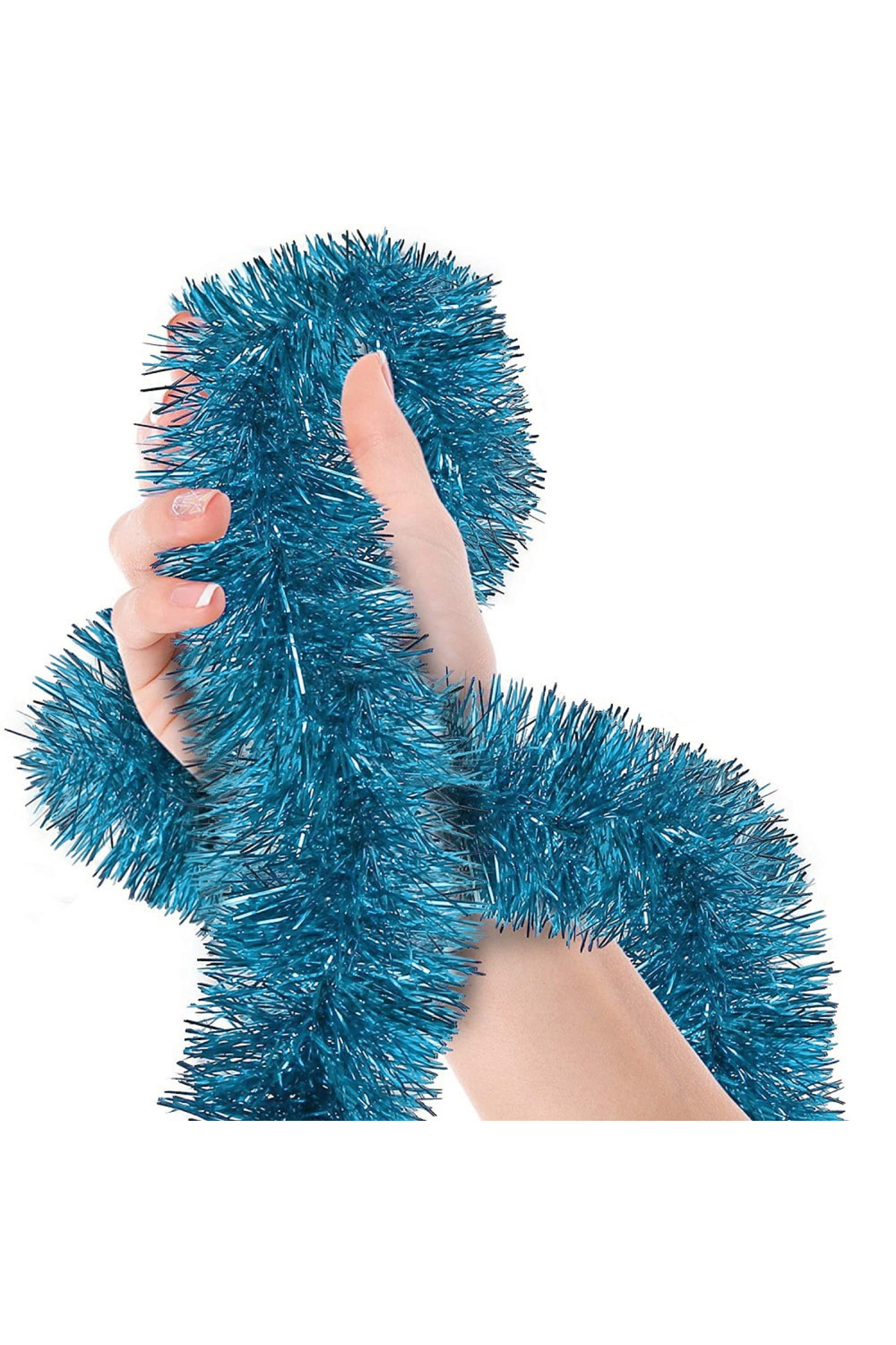 Bilfold Parti İçin Sim Süs 2 Metre Uzunluk 8 Cm Genişlik Açık Mavi Renk İ