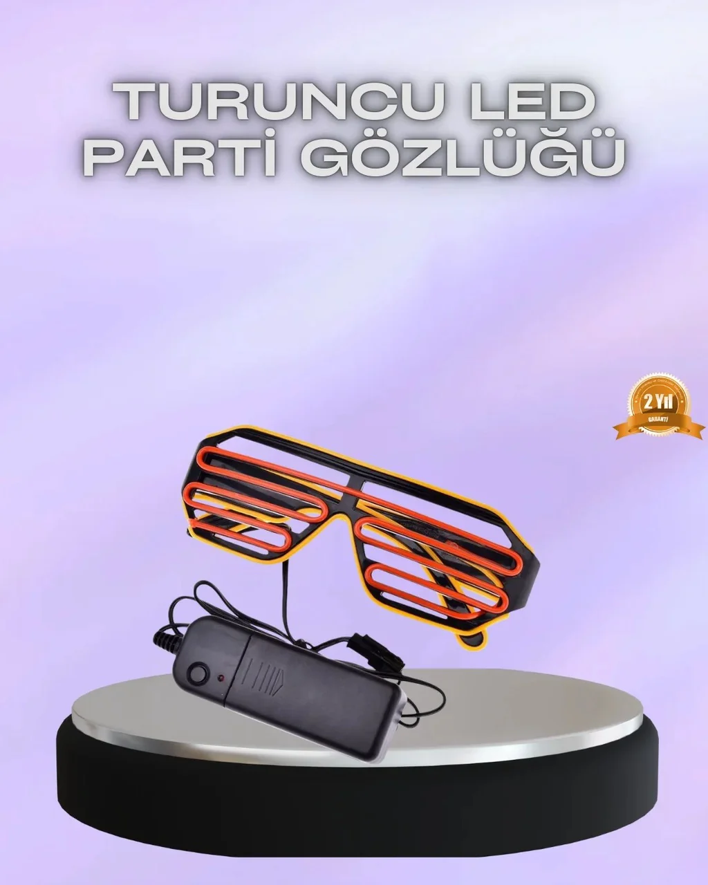 Parti Ve Festival İçin Led Işıklı Eğlence Gözlüğü "
