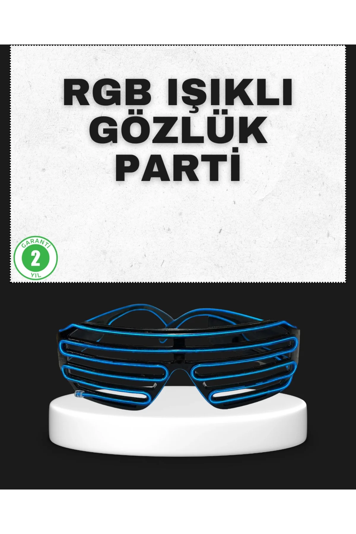 Parti Ve Organizasyonlara Özel Led Işıklı Gözlük