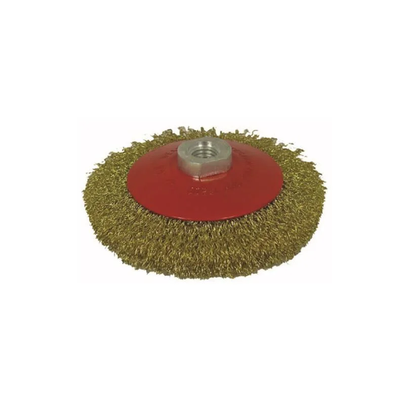 Partner 03033 M14 Vidalı  Sarı Telli Fırça 125 mm Fiyatı, Yorumları ve Özellikleri