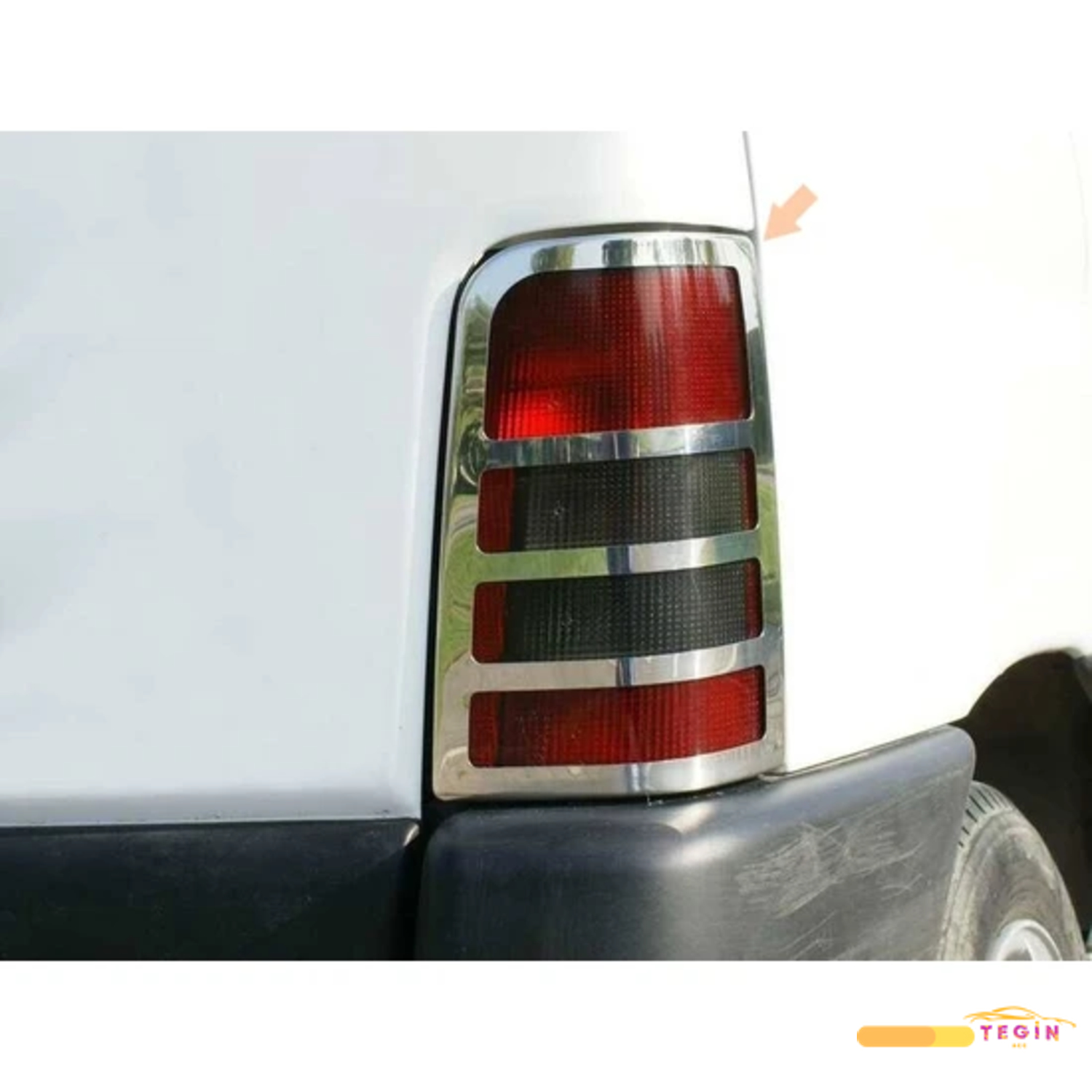 Partner 1 Mini Van 1996-2008 Stop Çerçevesi 2 Parça Paslanmaz Çel