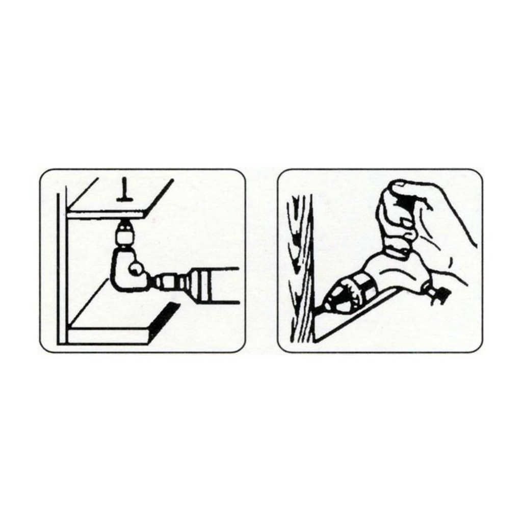 Partner PT-21905 Köşe Delme Vidalama Aparatı Mandren 10mm 3/8"