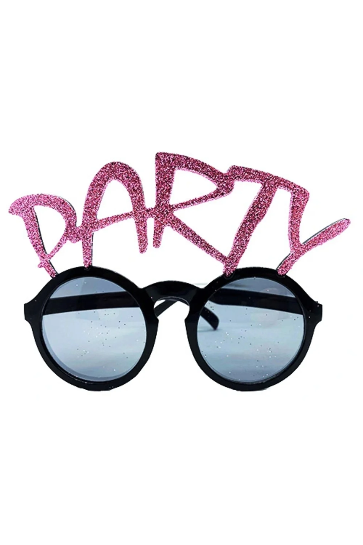 Party Yazılı Simli Pembe Renk Parti Gözlüğü 15X7 Cm Party Yazılı Simli Pembe Renk Parti Gözlüğü 15X7 Cm