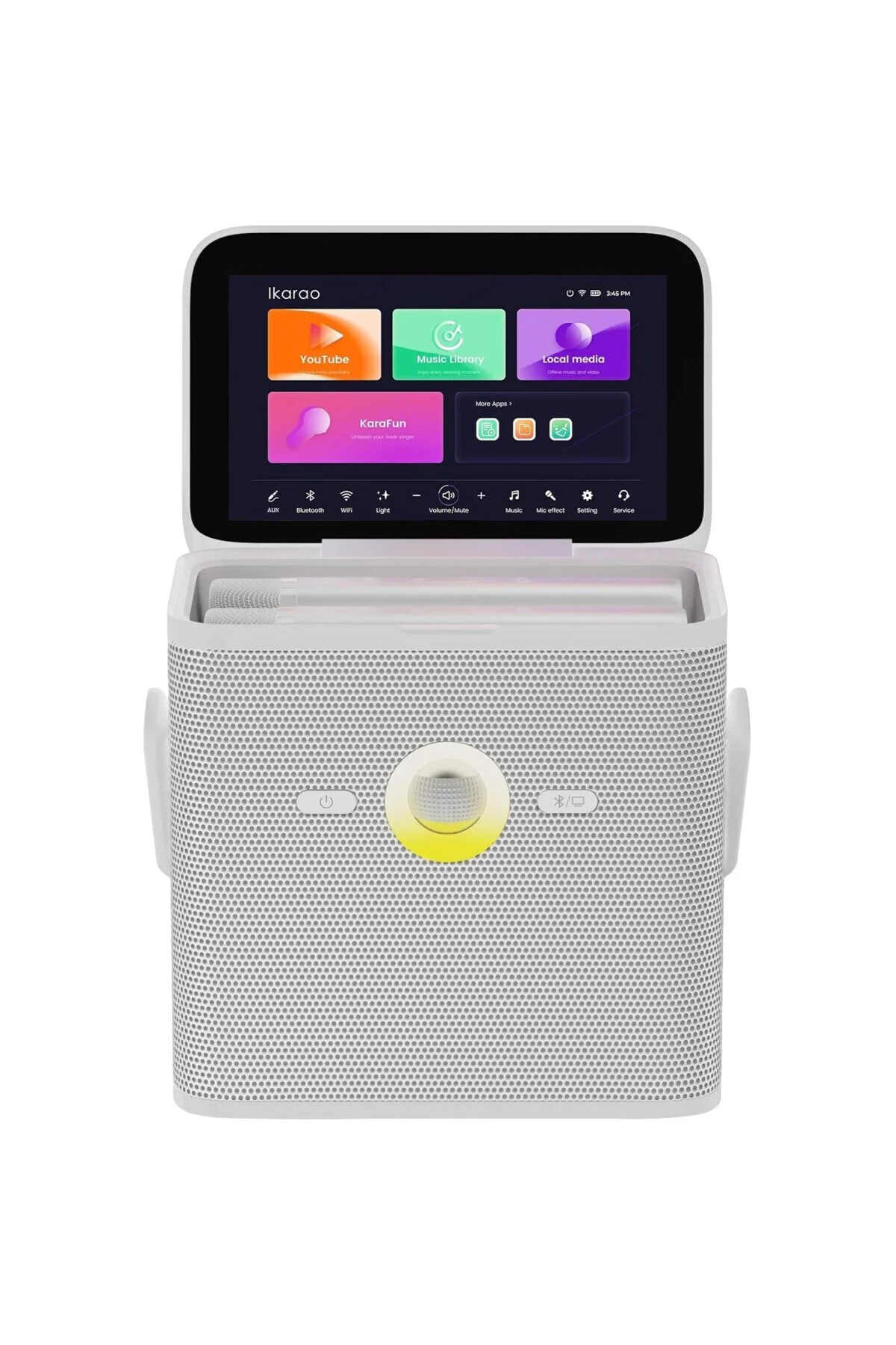 Partybox Shell S3 80W Karaoke Bluetooth Hoparlör Seti, 7.1" Dahil