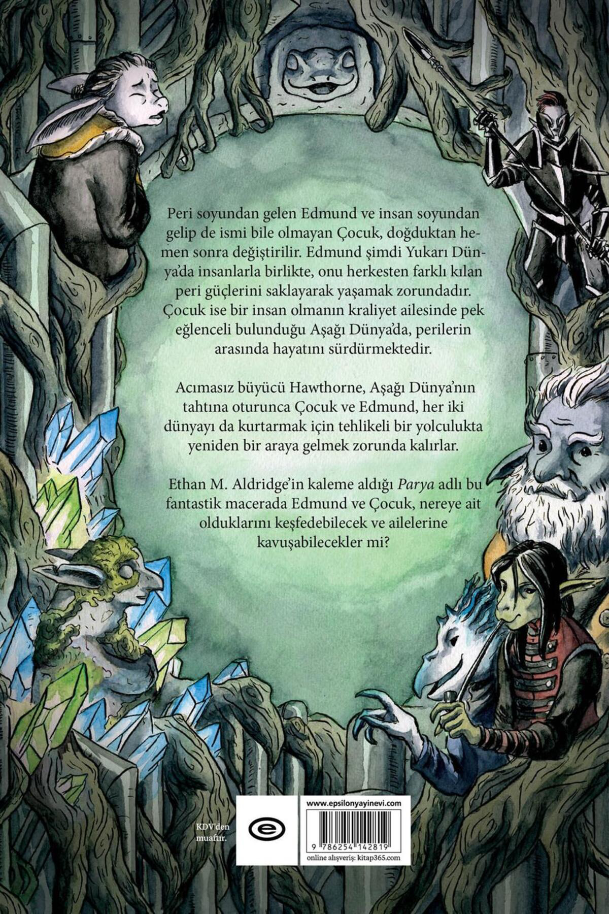 Epsilon Yayınevi Parya: Perilerin Değiştirdiği Çocuk - Ethan M. Aldridge