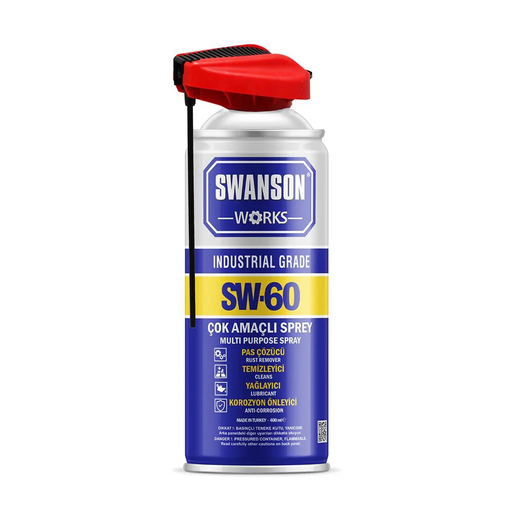Pas Sökücü/Yağlayıcı Sprey - SW-60, Kobra Başlık, 400ml.
