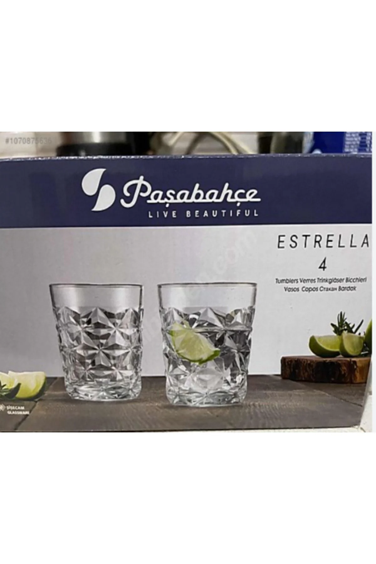 PAŞABAHÇE- 520514 ESTRELLA 4 PARÇA MEŞRUBAT BARDAK SETİ