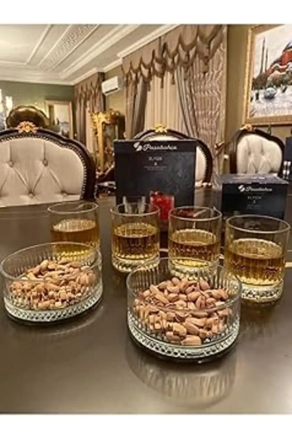 Paşabahçe Elysia Keyif Seti 4 Meşrubat Bardağı Ve 2 Adet Çerezlik