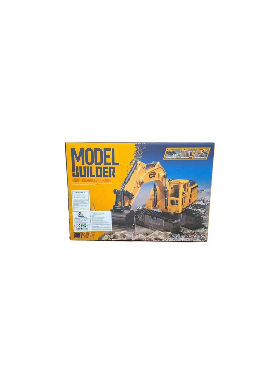 PASİFİK KUMANDALI EXCAVATOR 955-202 HEAVY DUTY MODEL R/C 8 CHANNE