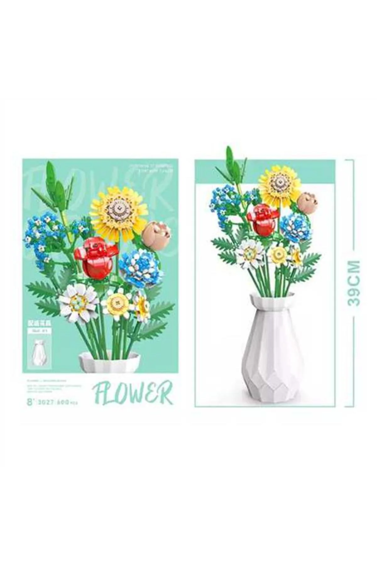 Pasifik Lego Flower 3027 Çiçek Buketi 618 Parça 8+ Fiyatı, Yorumları ve Özellikleri