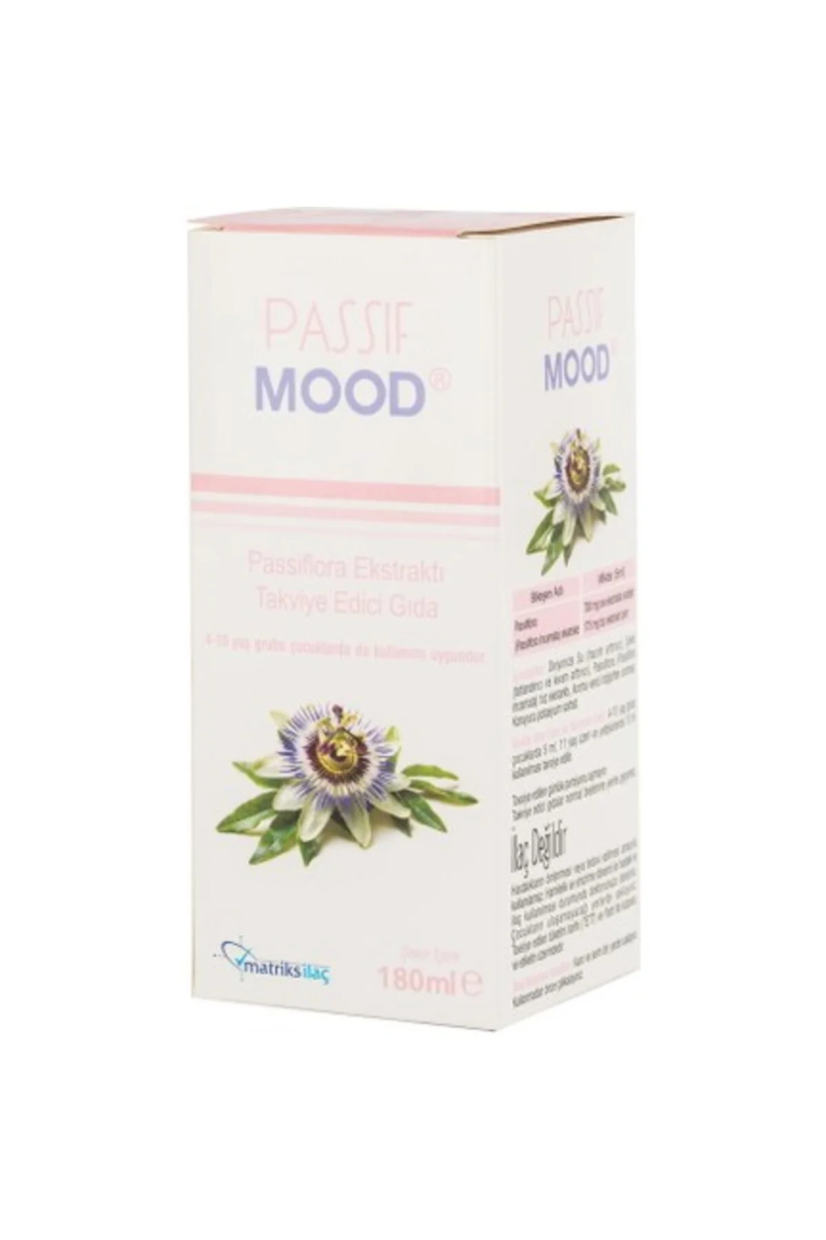 PASİFLORA & VALERİAN 180 ML 4-10 YAŞ GRUBU ÇOCUKLAR İÇİN