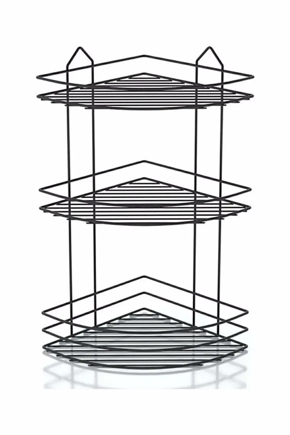 Emsa Paslanmaz 3 Katlı Banyo Köşeliği Şampuanlık Köşelik Banyo Rafı Si
