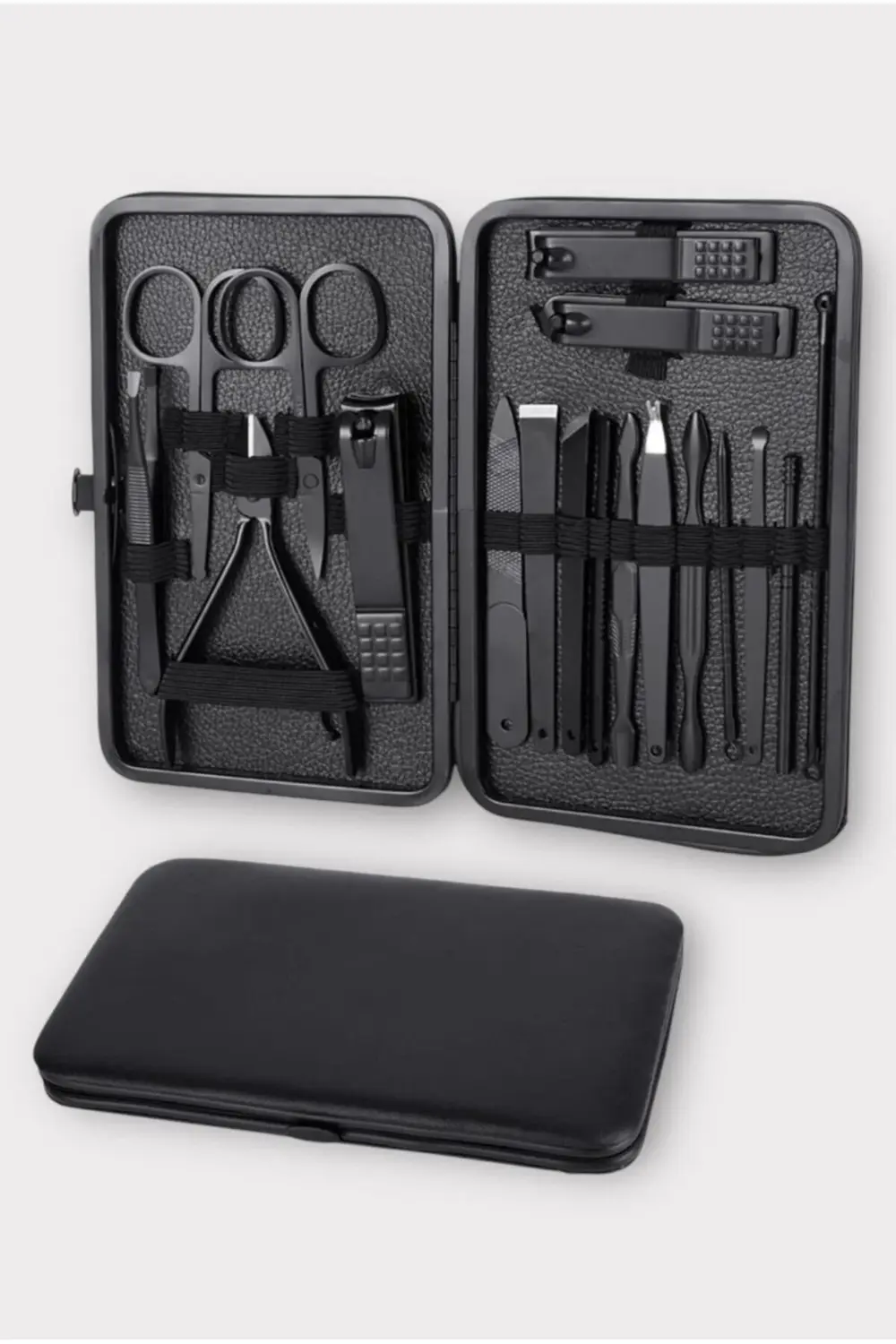 Paslanmaz Çelik 18 Parça Profesyonel Manikür Pedikür Seti – Tırna