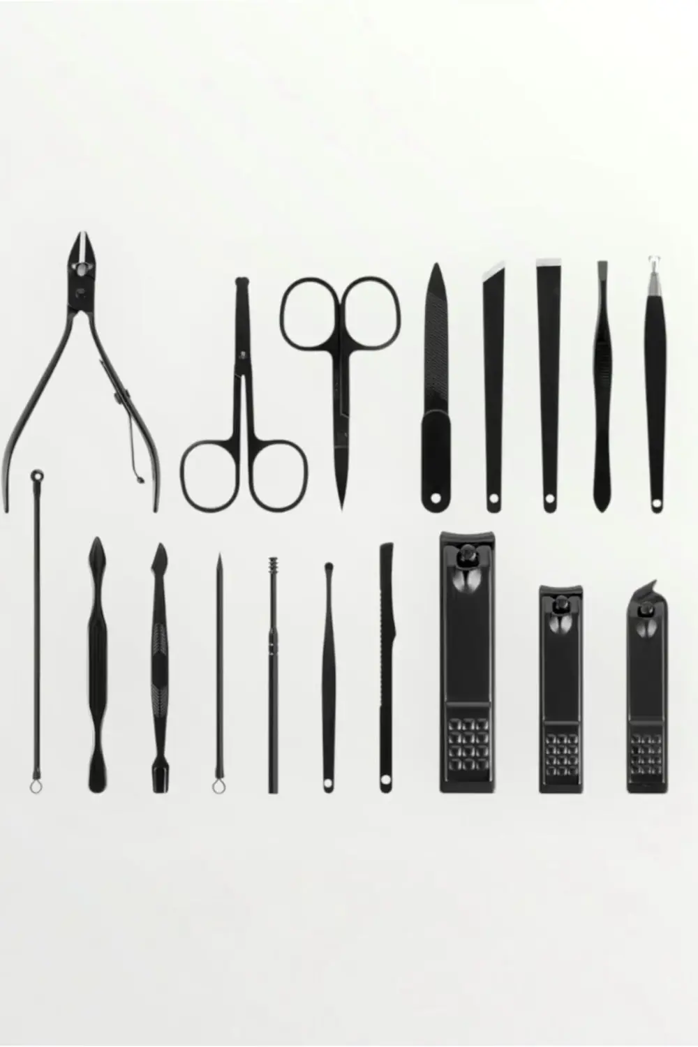 Paslanmaz Çelik 18 Parça Profesyonel Manikür Pedikür Seti – Tırna