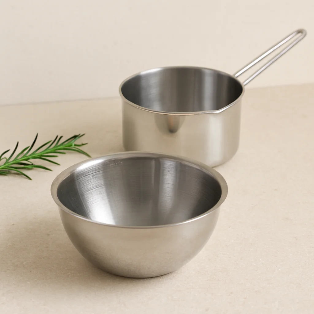 Paslanmaz Çelik 2'li Sosluk ve Sütlük Seti (14cm & 17cm) Paslanmaz Çelik 2'li Sosluk ve Sütlük Seti (14cm & 17cm)
