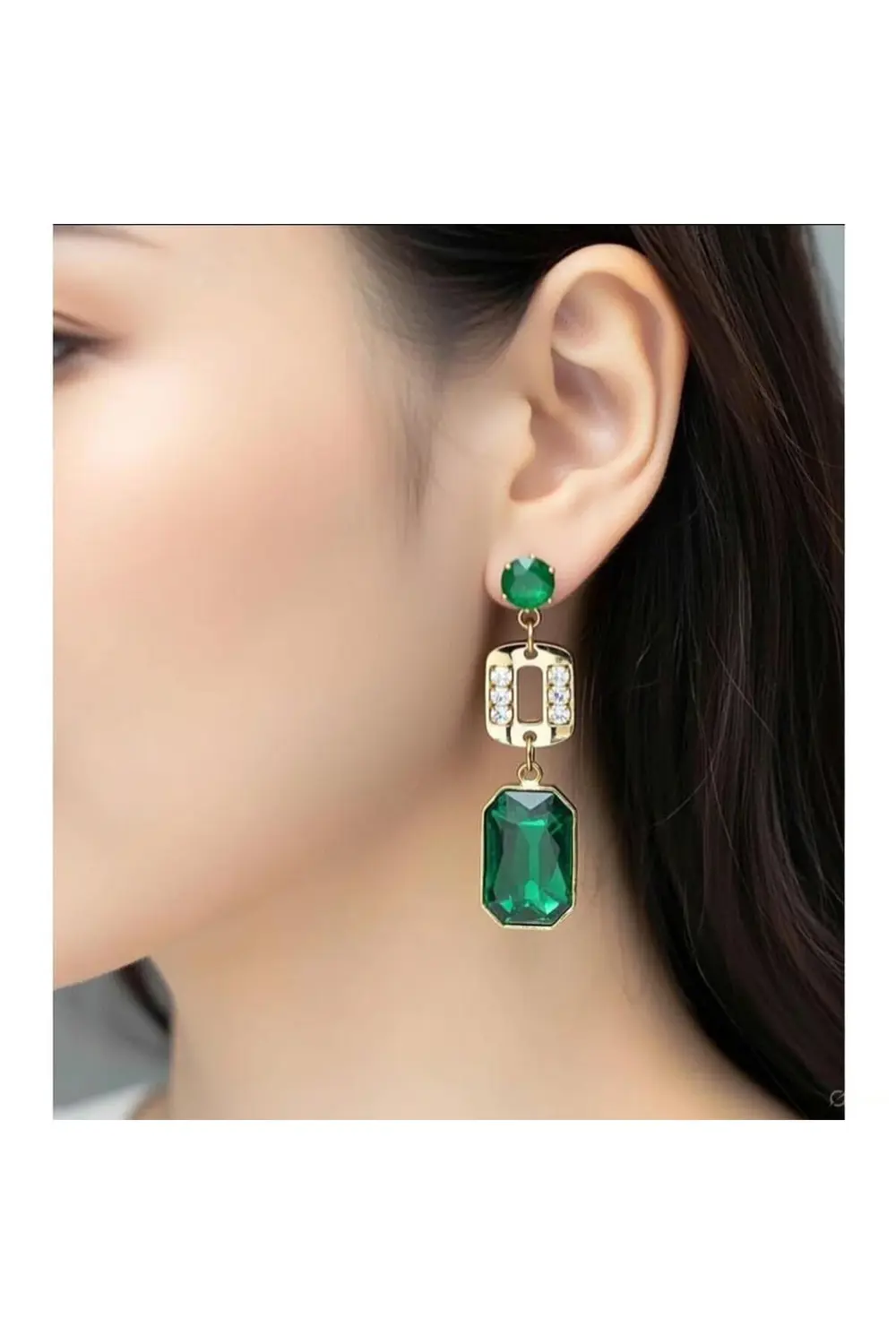 Paslanmaz Çelik Bagetli Sallantılı Küpe