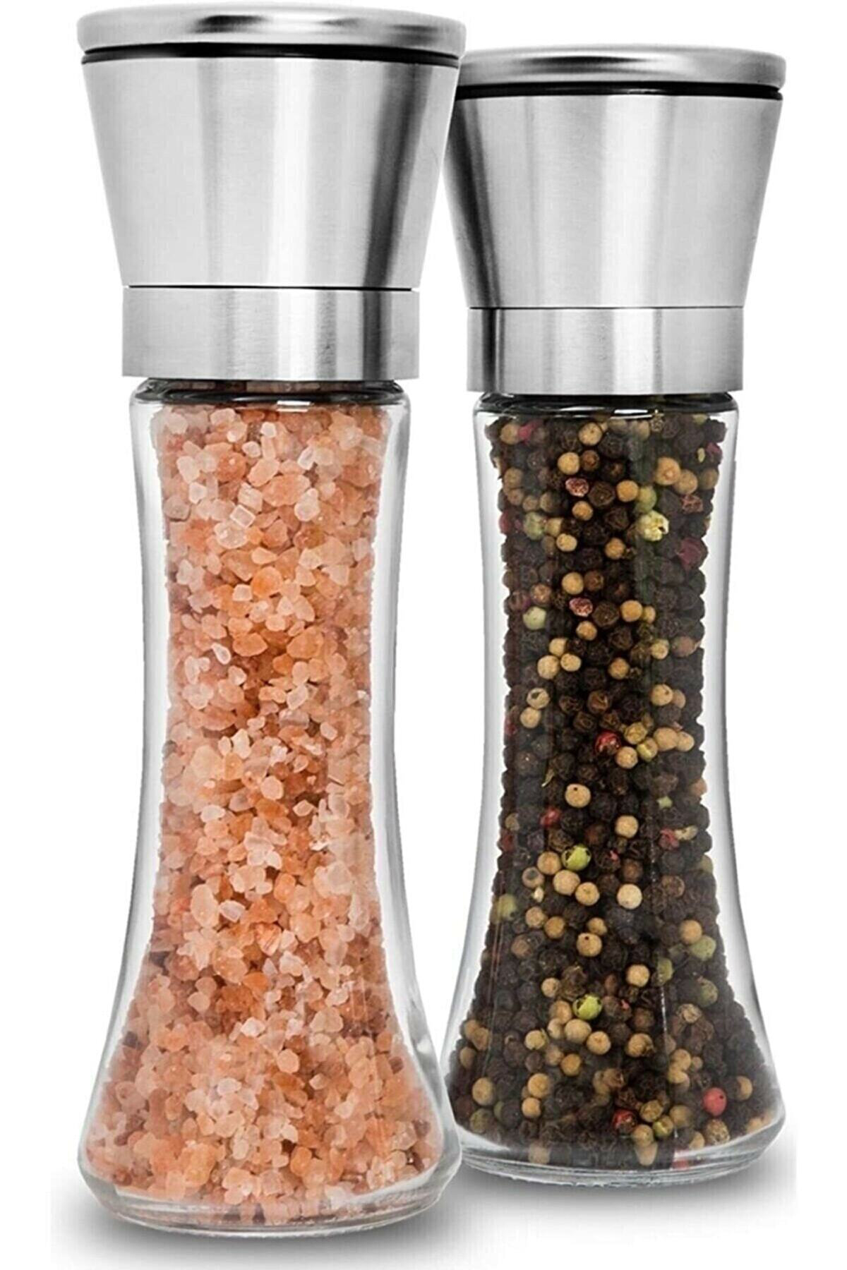 Enfa Paslanmaz Çelik Başlıklı Tuz Ve Baharat Değirmeni, Seramik Bıçakl