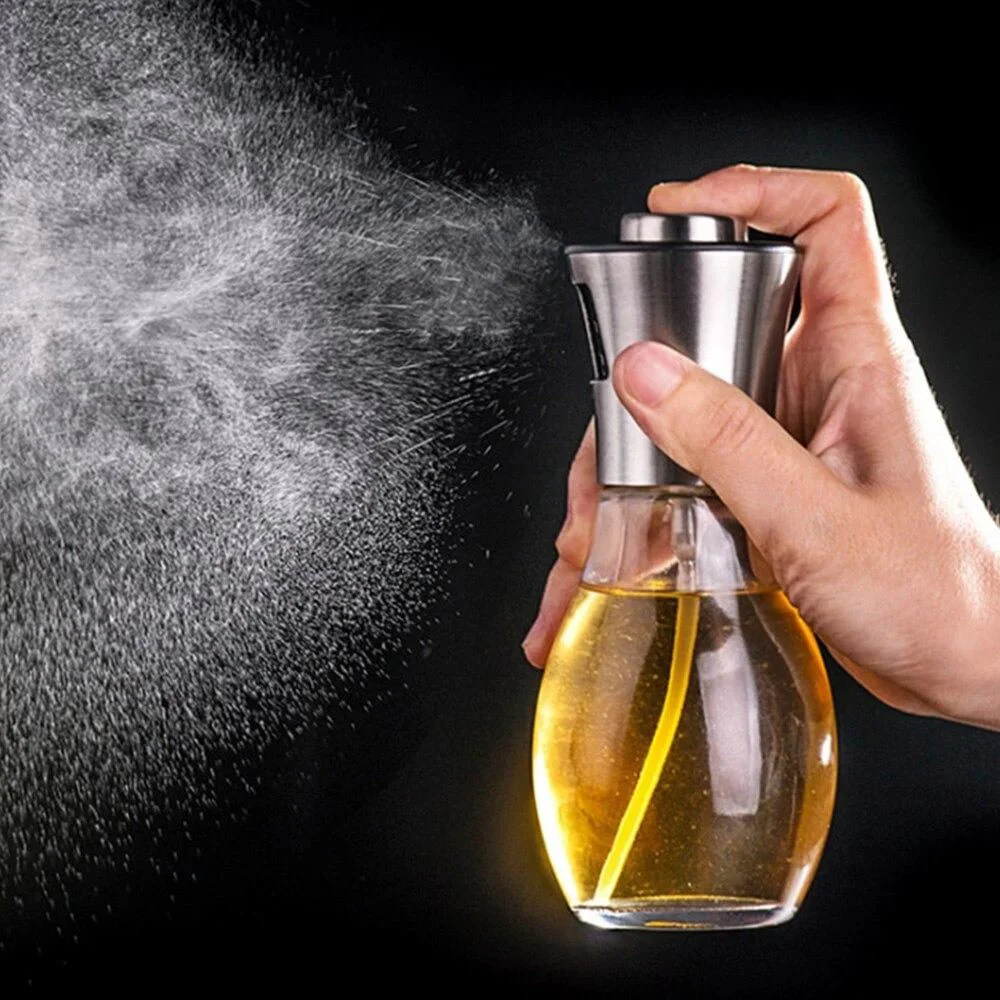 Paslanmaz Çelik Başlıklı Cam Spray Yağdanlık - Zeytinyağı ve Sirke Püskürtücü Fiyatı, Yorumları ve Özellikleri