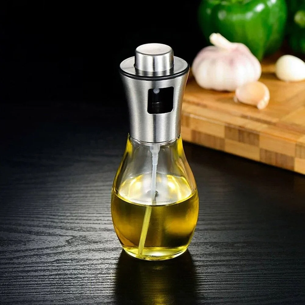 Paslanmaz Çelik Başlıklı Cam Spray Yağdanlık Diğer