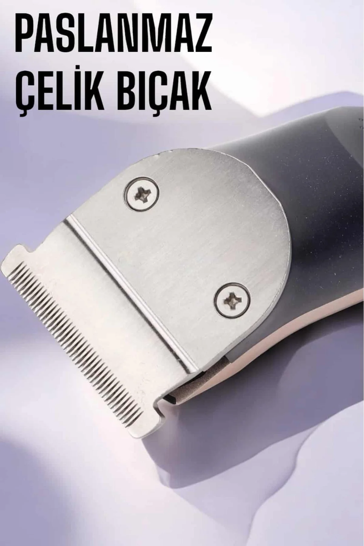 Paslanmaz Çelik Bıçaklı Hassas Çelik Bıçaklı Tıraş Makinesi - Görsel 2