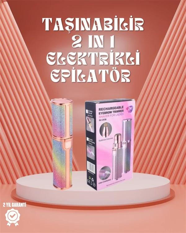 Paslanmaz Çelik Bıçaklı USB Epilatör – Kaş, Üst Dudak ve Çene Tüy Temizleyici Fiyatı, Yorumları ve Özellikleri